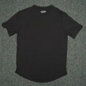 Jack Archer Shirt Mens Medium Black Anytime Tee Modal Short Sleeve